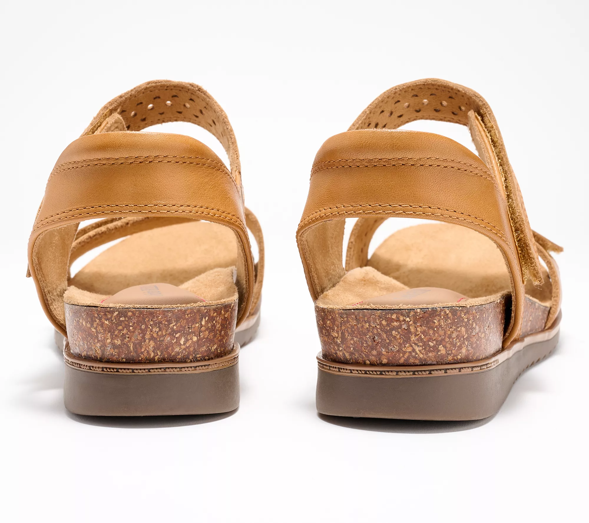 "As Is" Cobb Hill Leather Two-Piece Sandals- May Wave