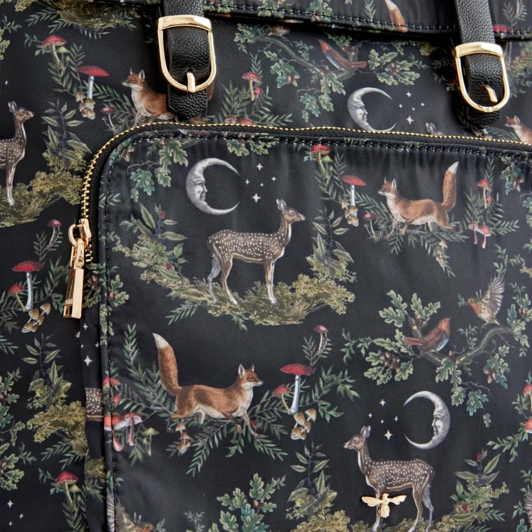 A Night's Tale Woodland Backpack in Midnight