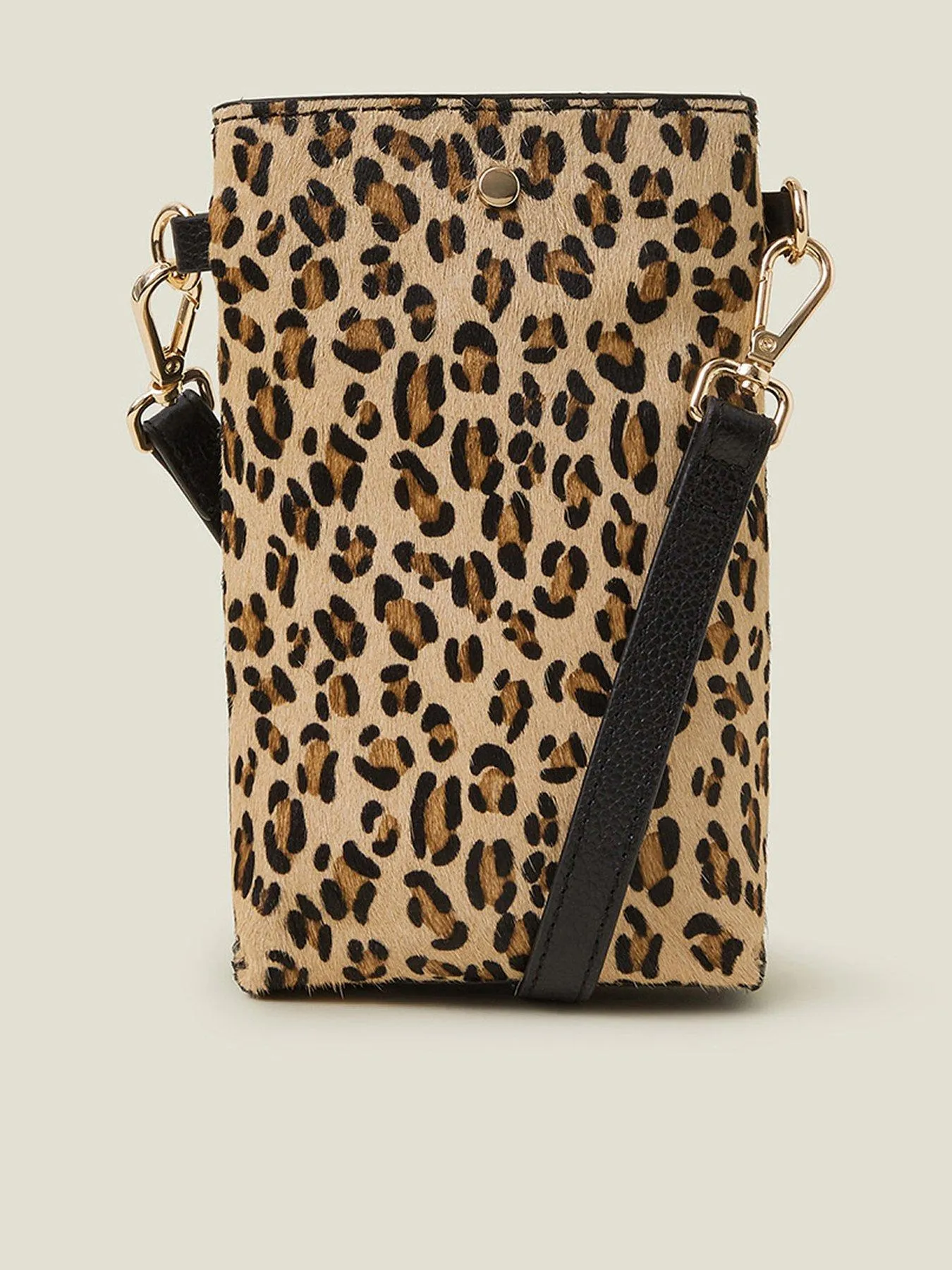 Accessorize Leopard Leather Phone Bag