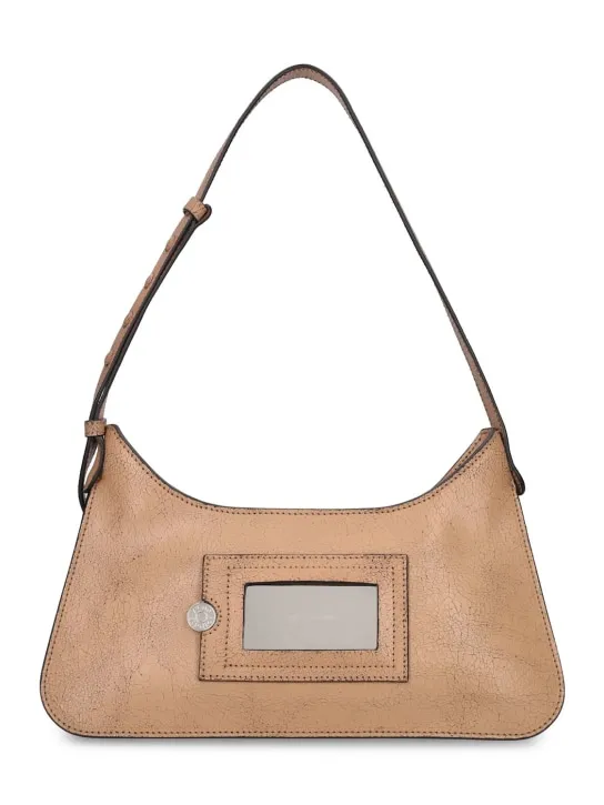 Acne Studios   Crackled leather shoulder bag 