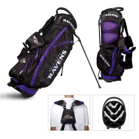 Baltimore Ravens Team Golf Fairway Lightweight 14-Way Top Golf Club Stand Bag