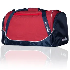 Bedford Holdall Bag Red / Marine / White