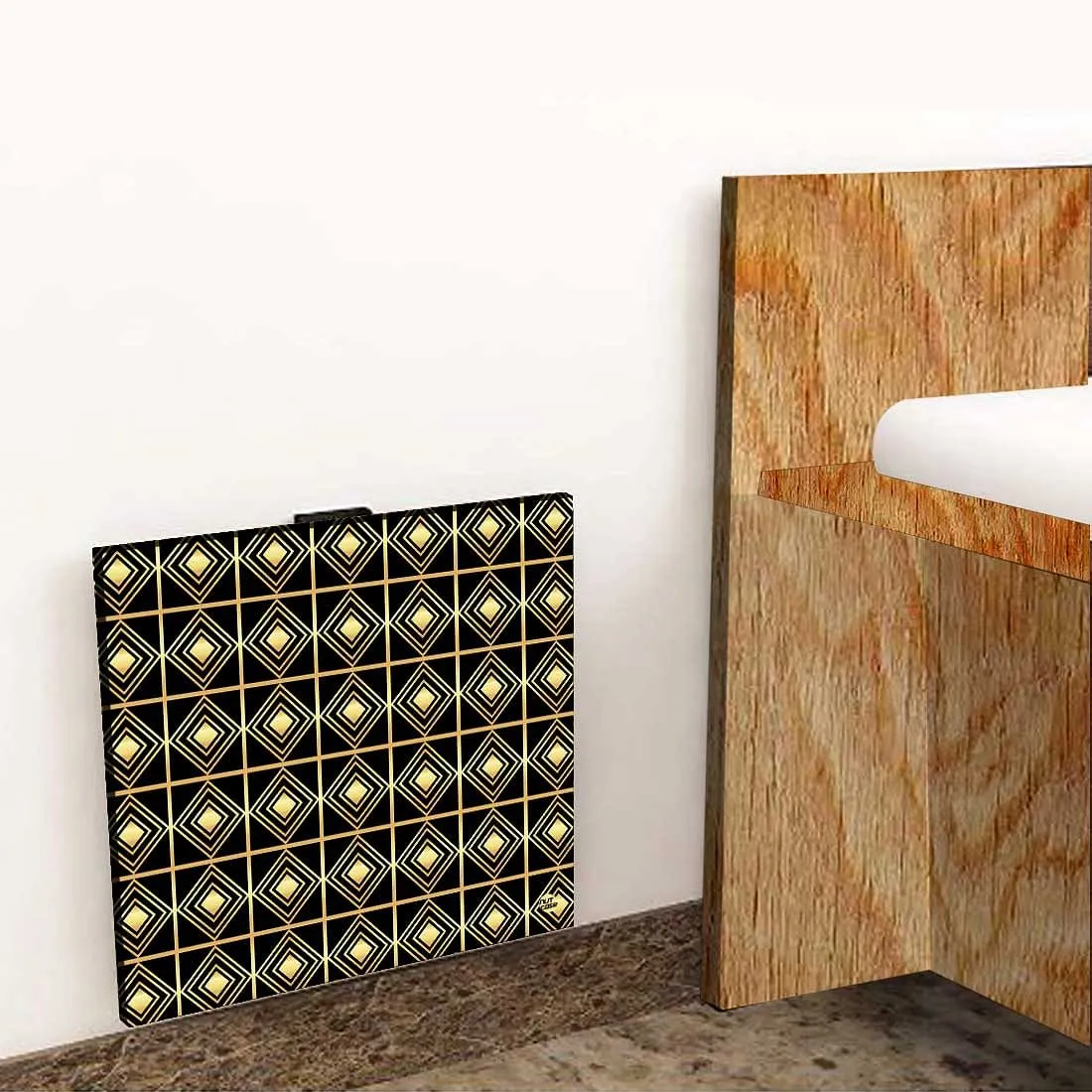 Bedside Table Folding Wall - Diamond Pattern