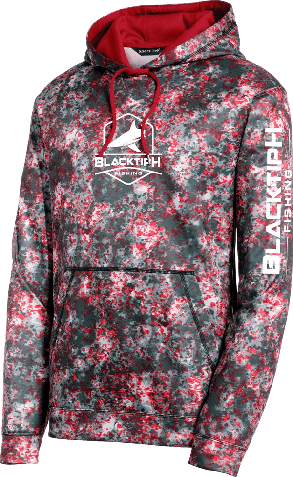 BlacktipH Mineral Freeze Fleece Hooded Pullover - Deep Red