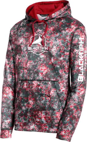 BlacktipH Mineral Freeze Fleece Hooded Pullover - Deep Red