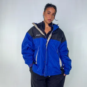 Blue 90s Columbia Sportswear Rain Jacket (XL)