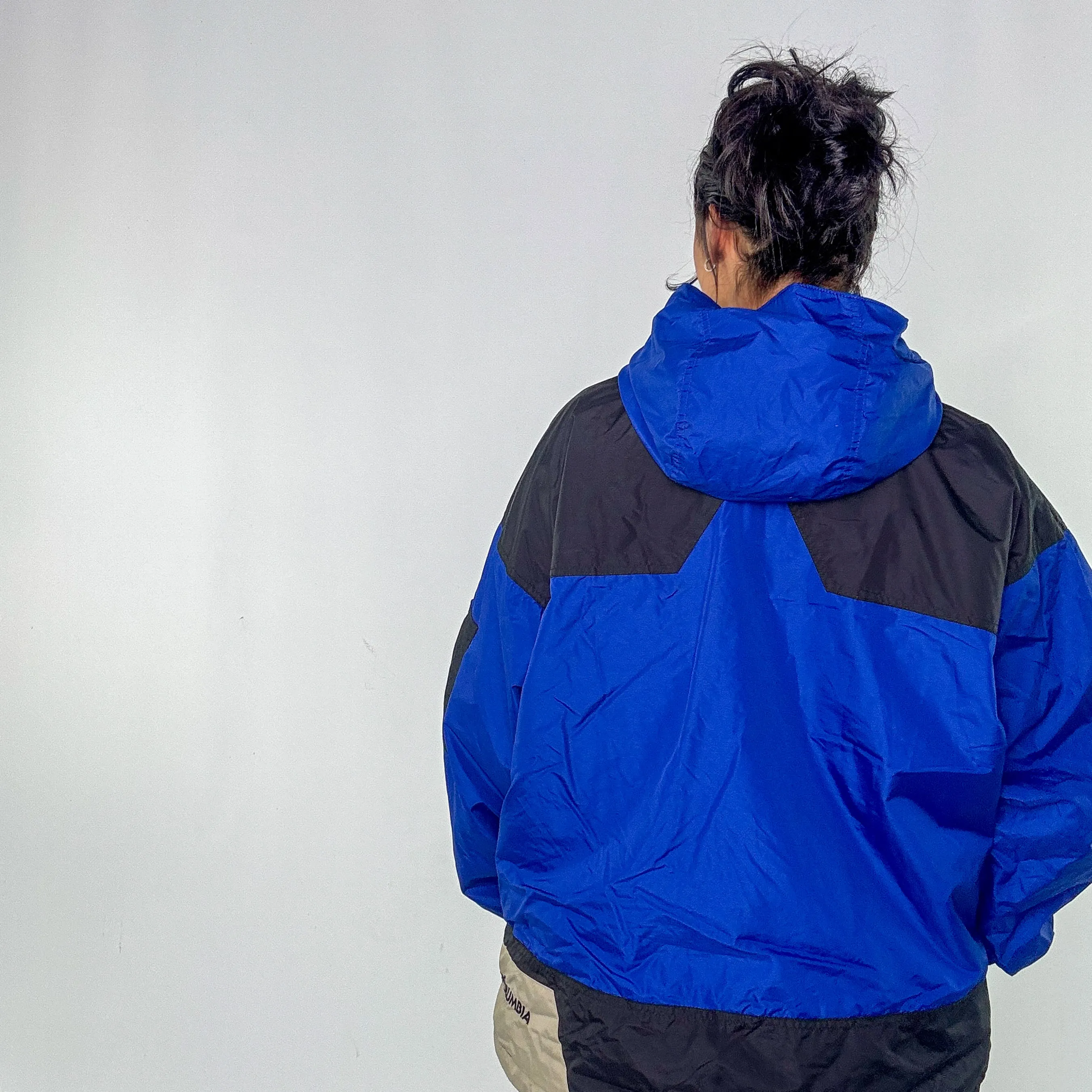 Blue 90s Columbia Sportswear Rain Jacket (XL)