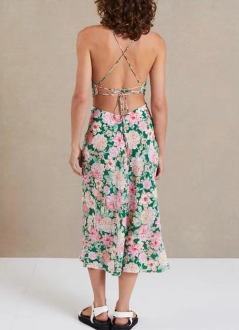 BOTANICA MIDI DRESS