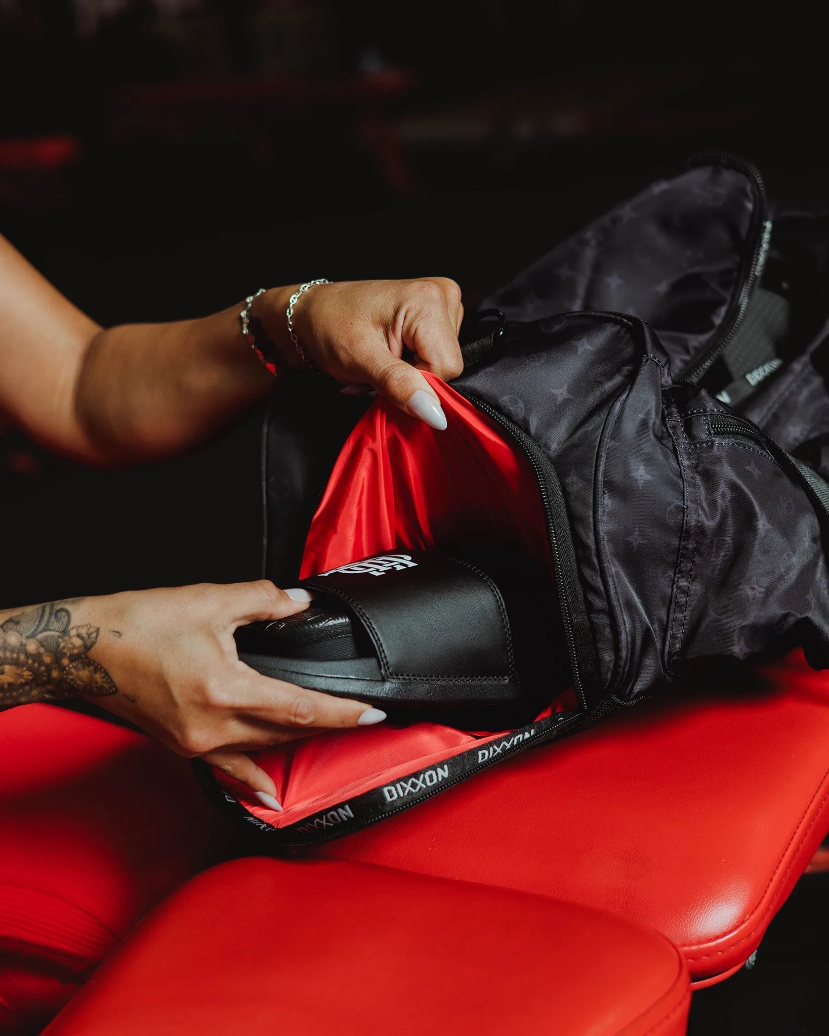 Bougie Duffle Bag - Black & Grey