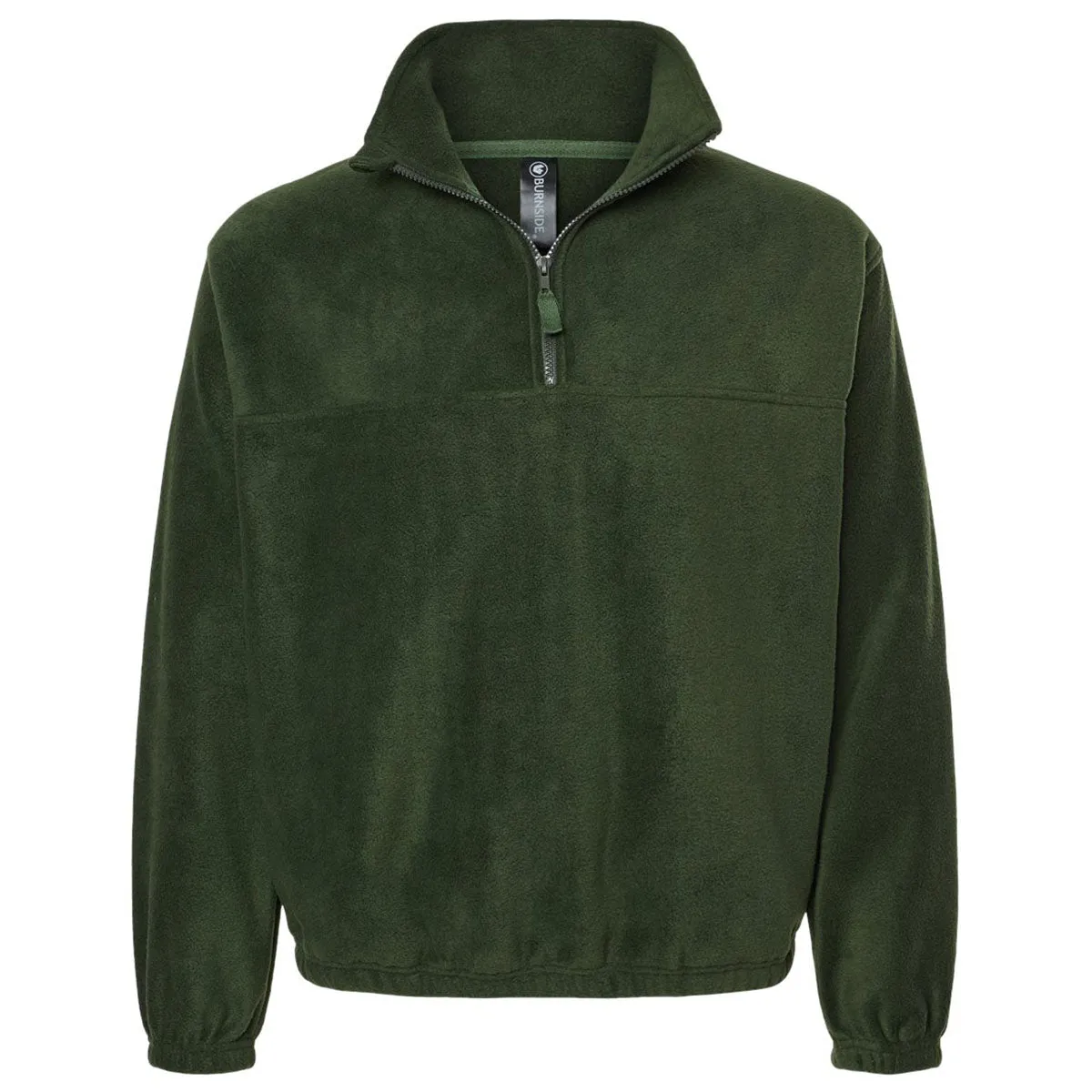 Burnside Men's Army Polar Fleece Quarter-Zip Pullover