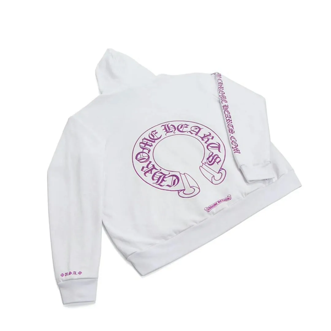 Chrome Hearts Online Exclusive White Glitter Pullover