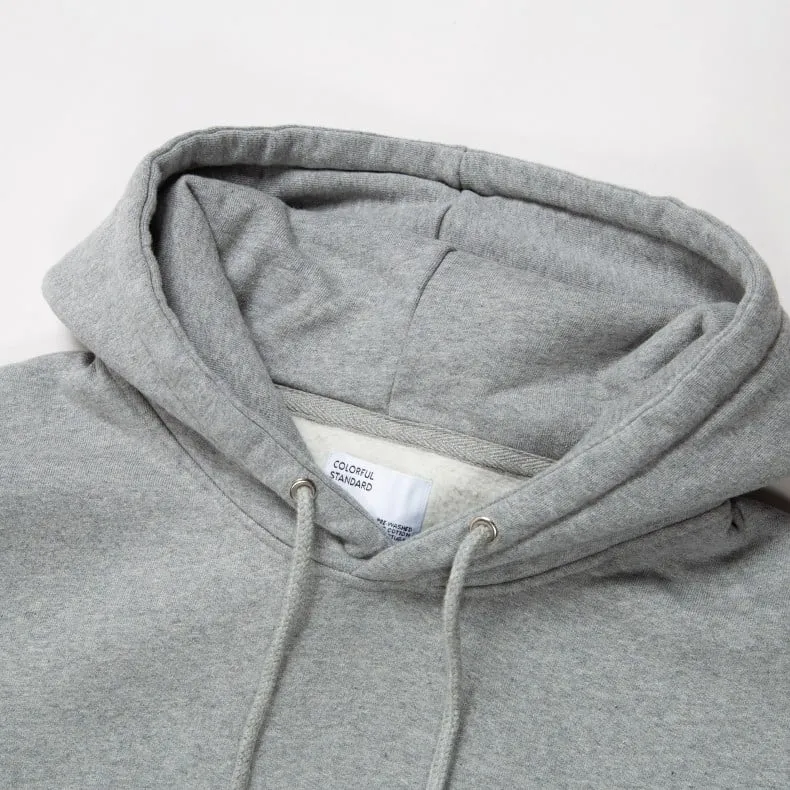 Colorful Standard Classic Organic Pullover Hooded Sweatshirt (Heather Grey)