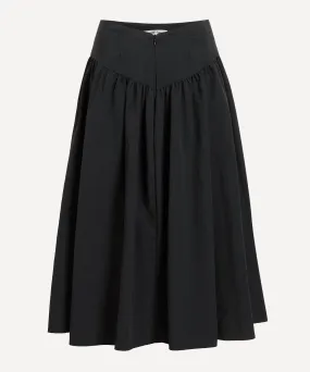 Deba Onyx Midi Skirt