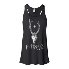 Deer Skull Tank Top (Black)