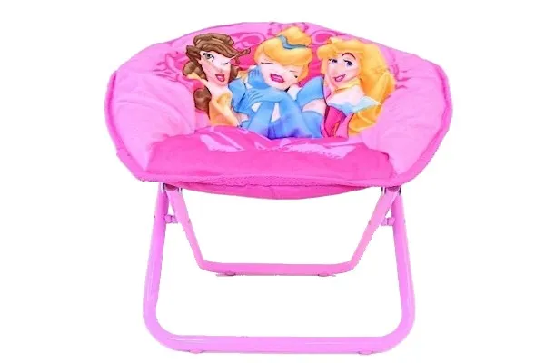 Disney Princesses Pink Folding Mini Saucer Chair