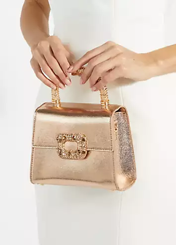 Dune London Rose Gold Bolenna Bag