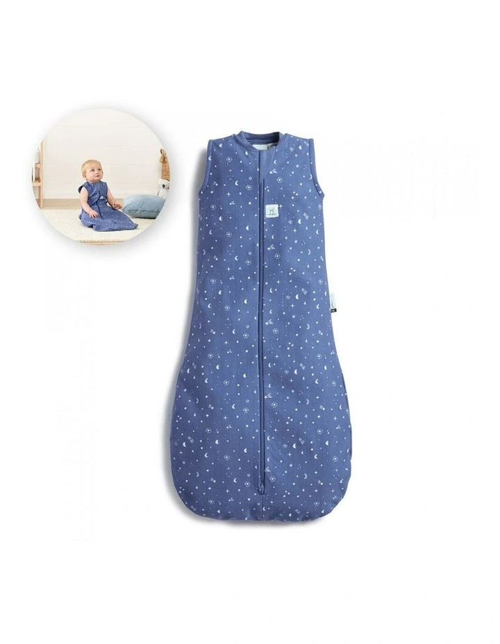 ErgoPouch Jersey Sleeping Bag Baby Organic Cotton TOG 0.2 Size 3-12m Night Sky