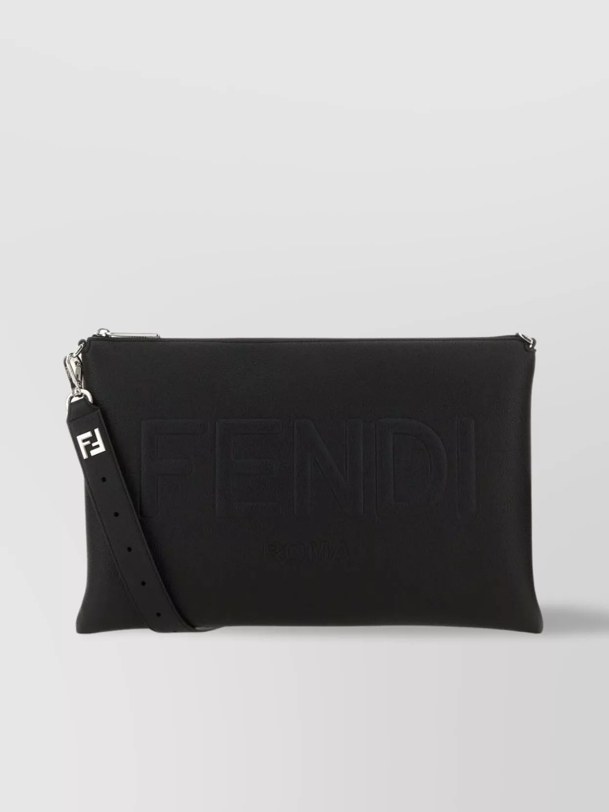 Fendi   Pebble texture roma shoulder bag