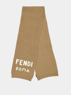 Fendi Roma Knit Scarf