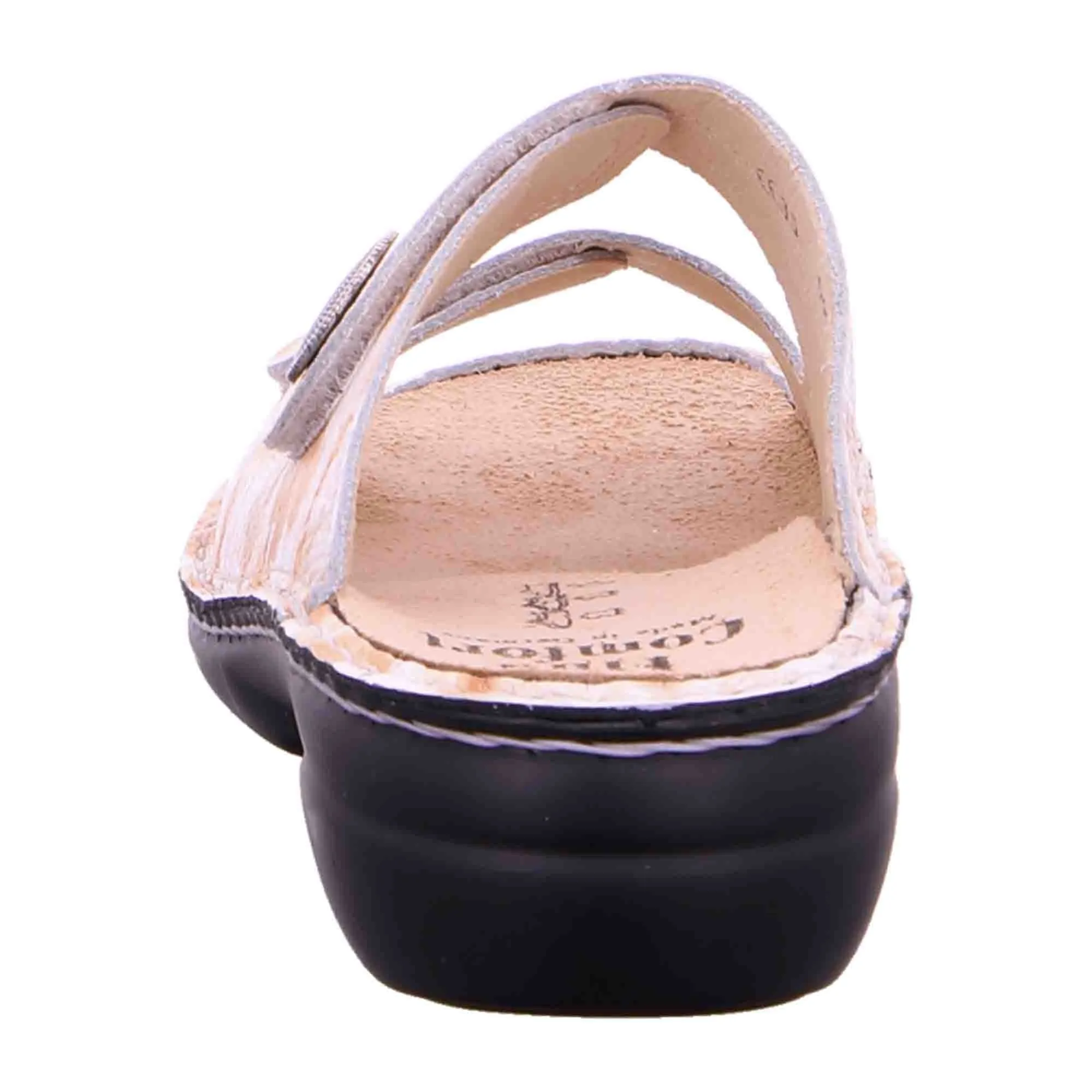 Finn Comfort Sansibar Peach Women's Sandals - Multicolor Leather Slides with Adjustable Straps and Removable Insoles