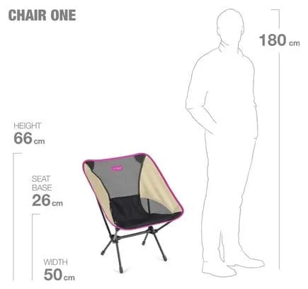 Folding Chair Ultralight Helinox Chair One Beige / Purple / Black