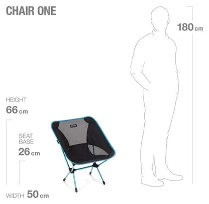 Folding Chair Ultralight Helinox Chair One Black / Blue