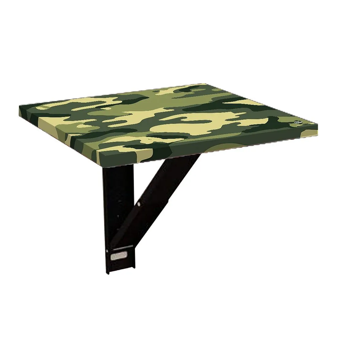 Folding Wall Mounted End Table For Bedroom    - Army Camouflage