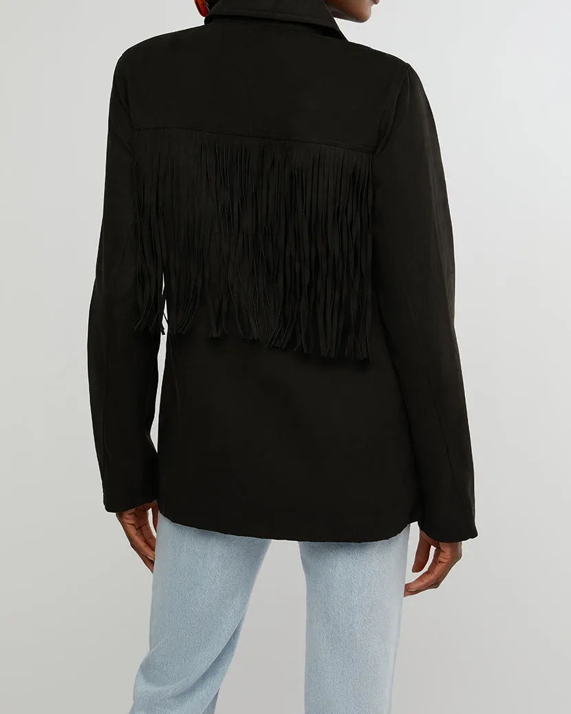 Fringe Jacket | Black