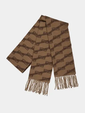 Fringed Logo Scarf