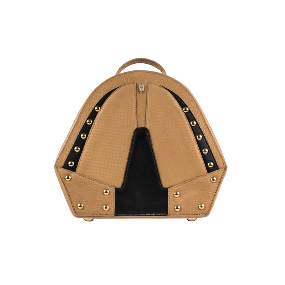 --Fufu backpack beige bag-