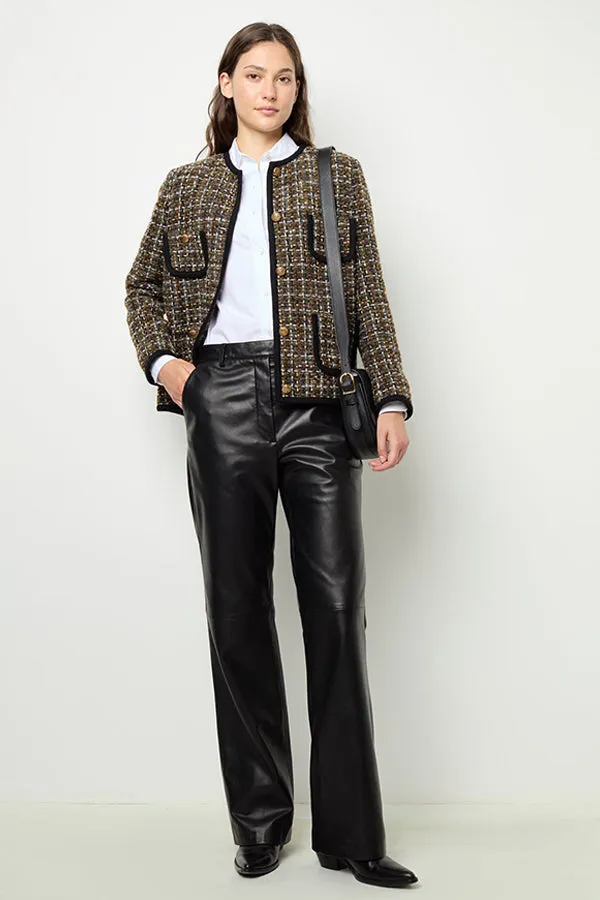 Gerard Darel MARGAUX BRAID TWEED JACKET