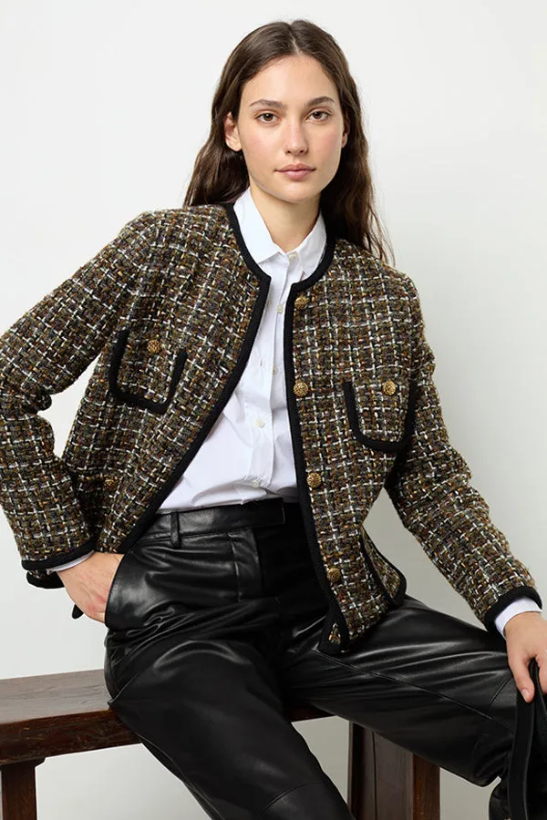 Gerard Darel MARGAUX BRAID TWEED JACKET