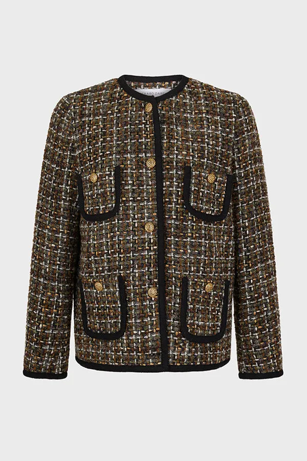 Gerard Darel MARGAUX BRAID TWEED JACKET