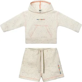 Happymess Set of 2 Confetti Hoodie + Confetti Shorts