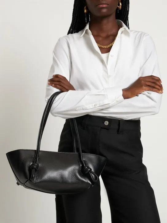 Hereu   Fleca knotted leather bag 