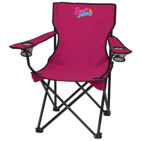 Hit Maroon Folding Chair With Carrying Bag