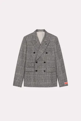 KENZO | WAVY CHECK DOUBLE BREASTED JACKET