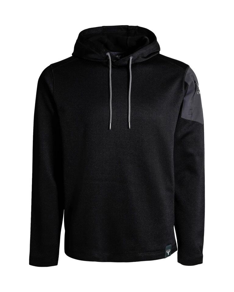 King's Camo Men's Kings Grid Hoodie in Black