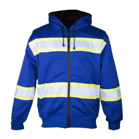 Kishigo Enhanced Visibility Heavyweight Hoodie Blue B312