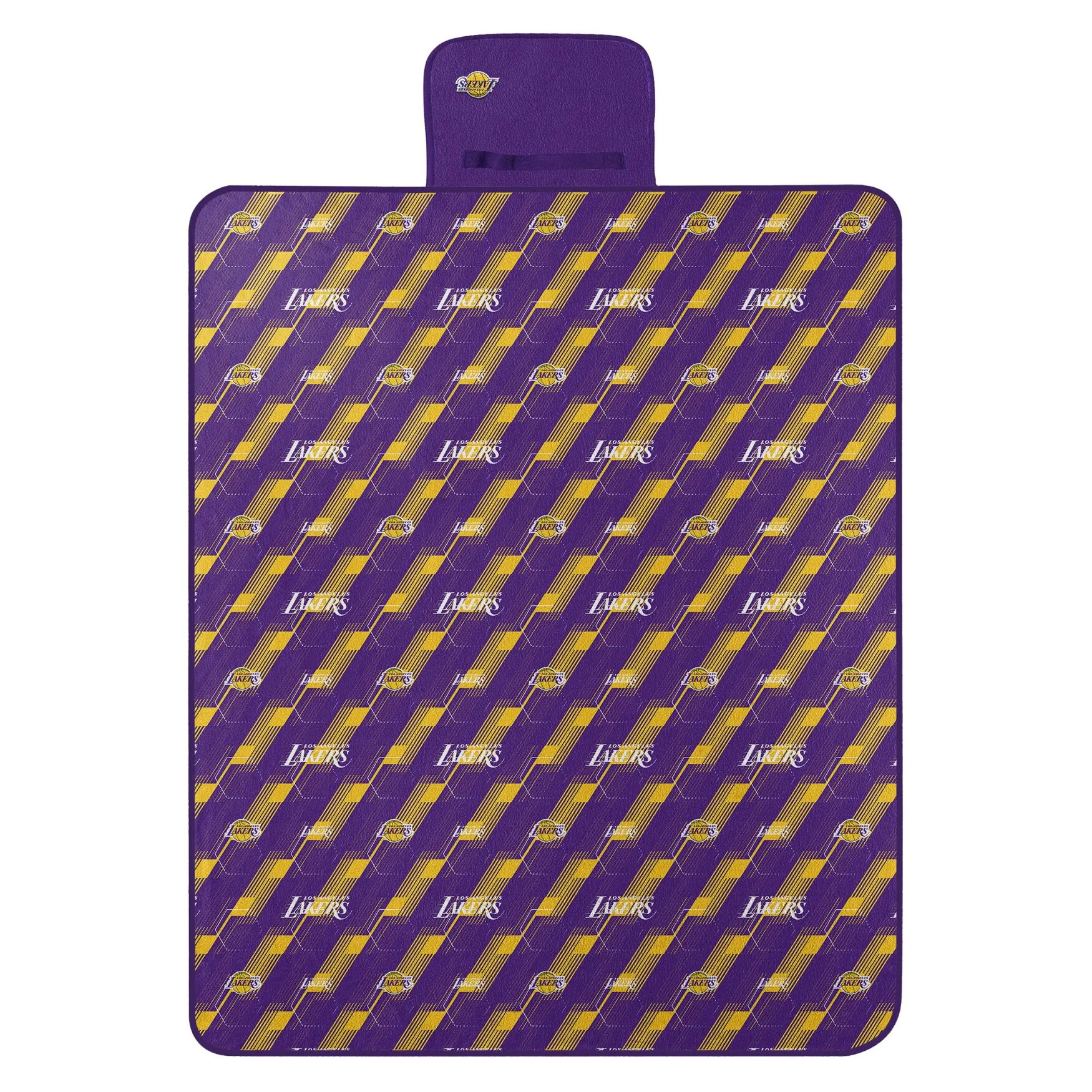 Lakers Hex Stripe Picnic Blanket