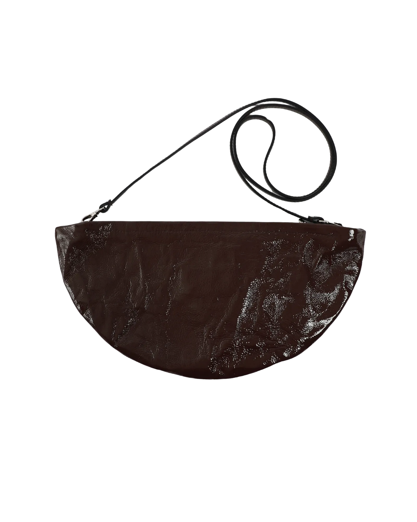 Leather Big Moon Bag