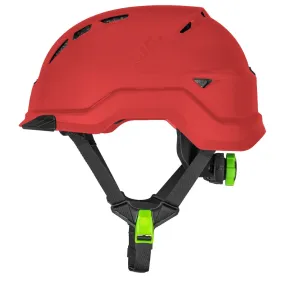 LIFT RADIX Vented Safety Helmet - Red HRX-22RC2