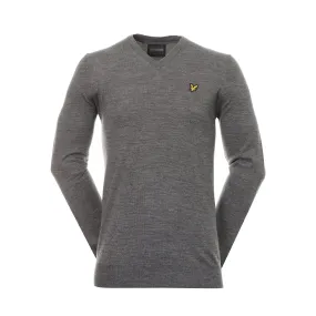 Lyle & Scott Golf Merino Mix V-Neck Pullover