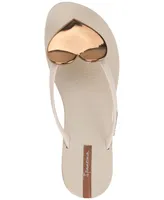 Macy's Ipanema Women's Wave Heart Sparkle Flip-Flop Sandals