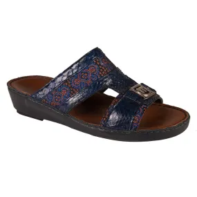 Mauri 5148 Python / Fabric Sandals Blue / Matahari Blue (Special Order)