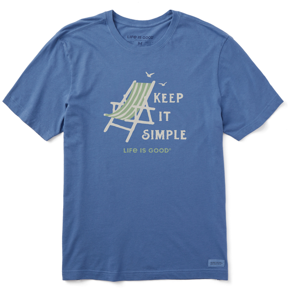 Men's Keep it Simple Beach Chair Crusher Tee