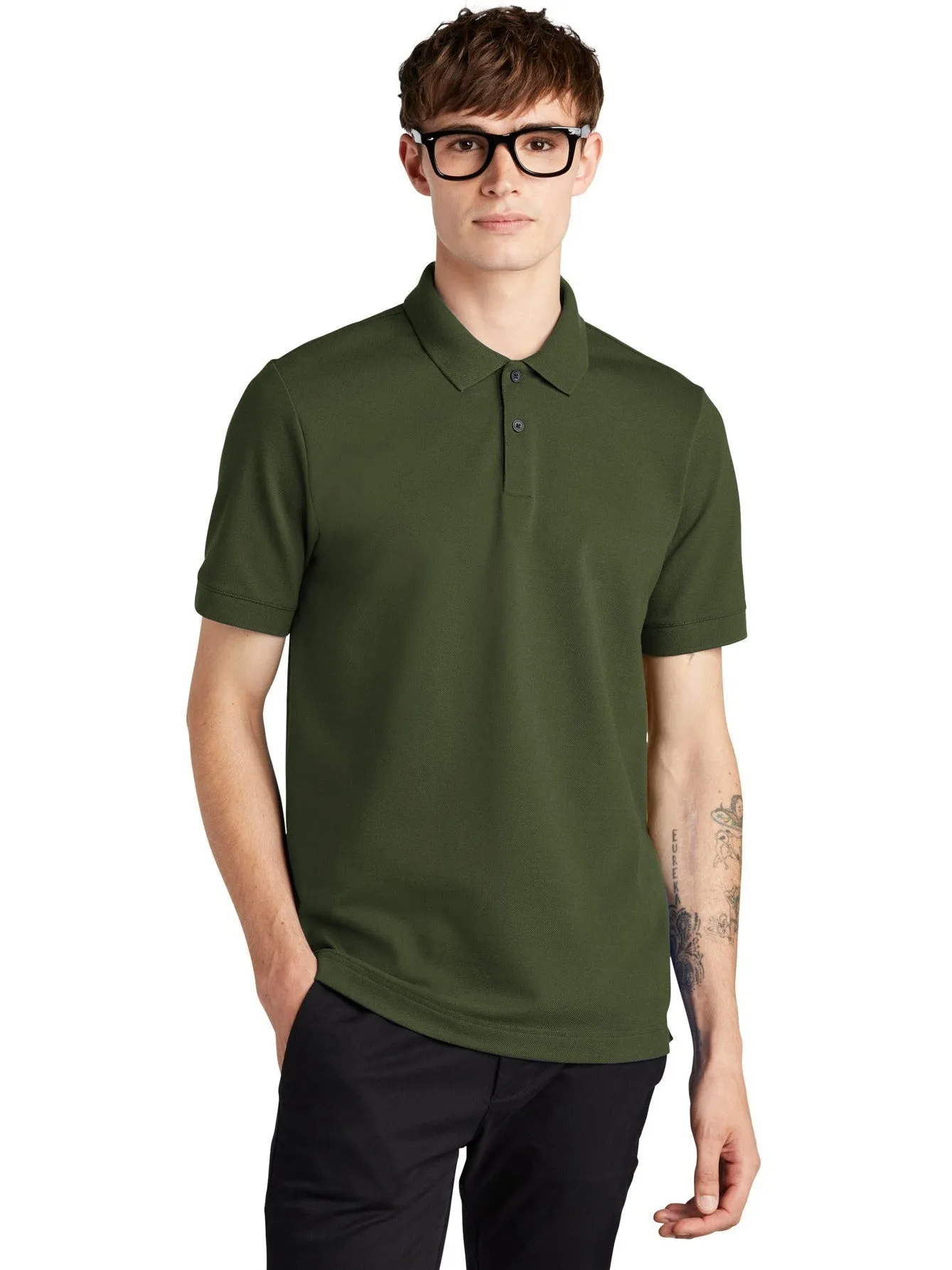 Mercer+Mettle Stretch Heavyweight Pique Polo