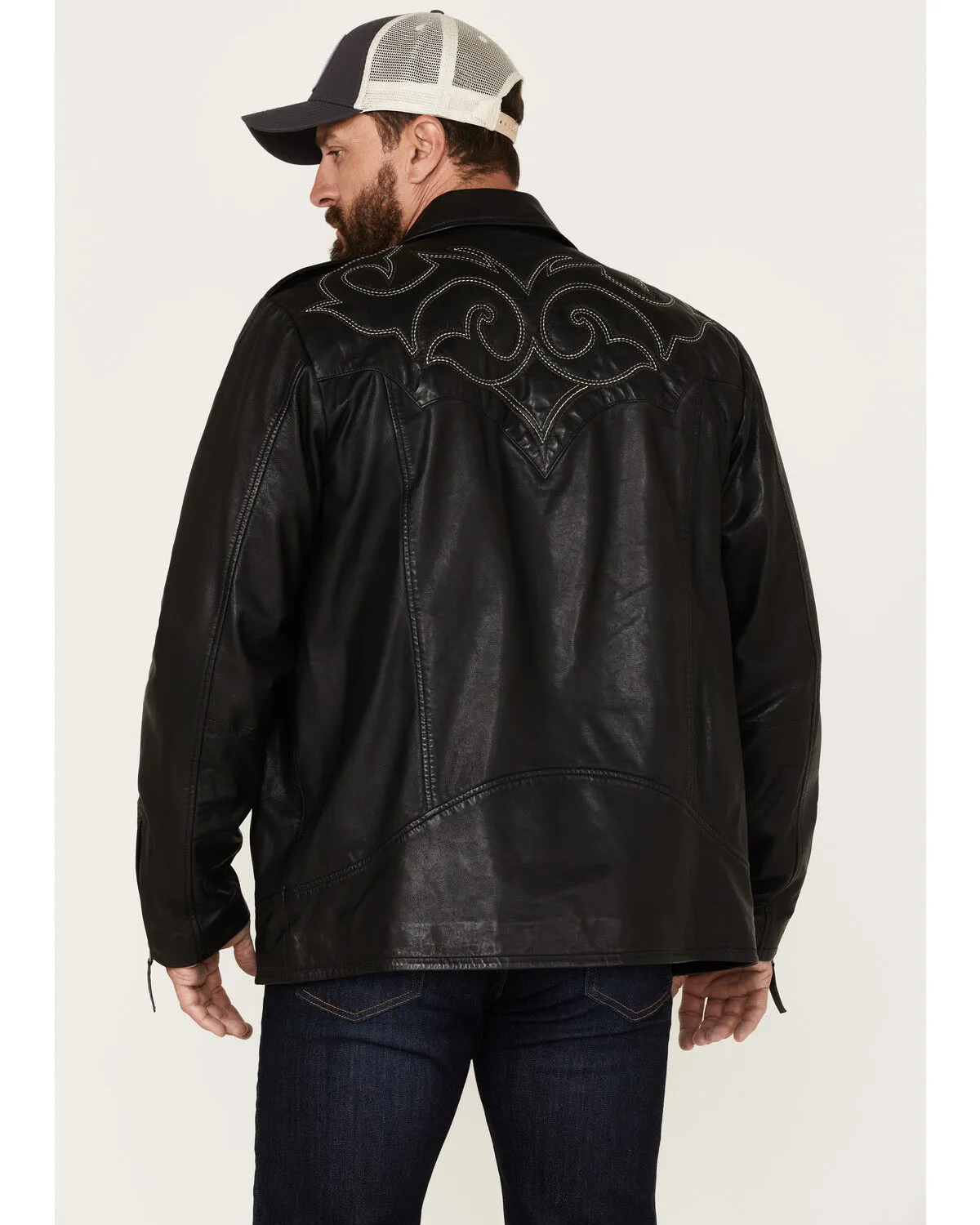 Moonshine Spirit Men's Glen Asymmetrical Moto Jacket