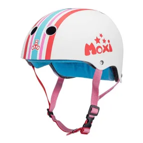 Moxi Skates Stripey Helmet - Certified