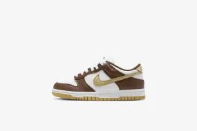 Nike Dunk Low GS - White / Metallic Gold / White